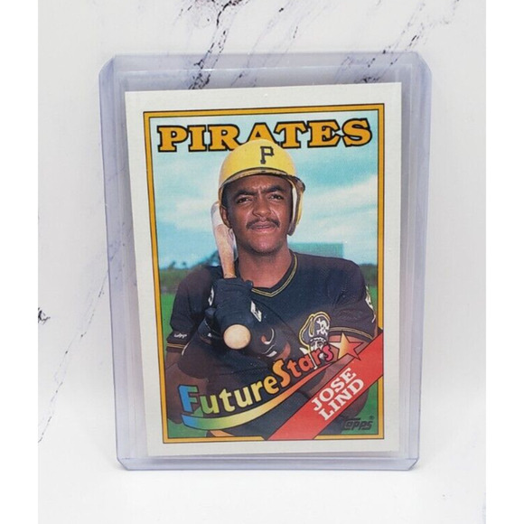 Jose Lind 1988 Topps Future Stars #767 Pittsburgh Pirates Baseball Card - Picture 1 of 4